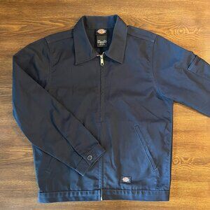 Dickies Unlined Eisenhower Ike Jacket, navy, Small, nwot